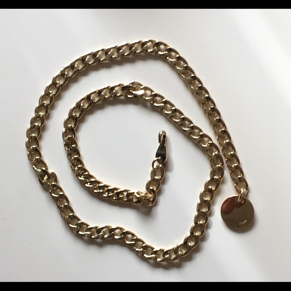 Gold Metal Chain Link Belt 41”.
